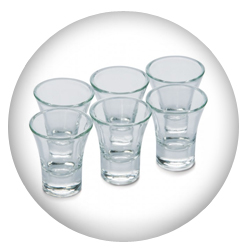 Glass Communion Cups - R130,00 / 12 **temporary out of stock - expected end-March**