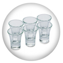 Glass Communion Cups - R130,00 / 12 **temporary out of stock - expected end-March**