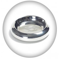 Polished Stainless Steel Round Bread Tray Insert