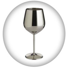 Stainless Steel Wine Goblet 250 ml