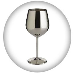 Stainless Steel Wine Goblet 250 ml